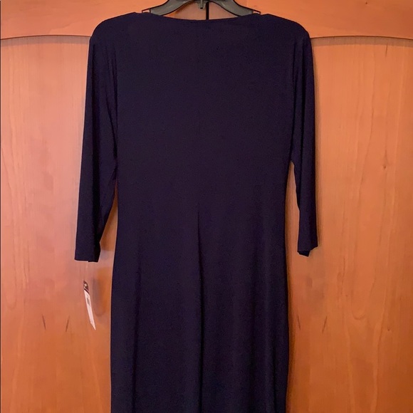 Chaps Draped Dress - Picture 4 of 4